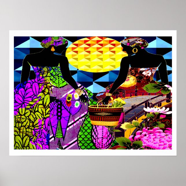 Poster Sol no Jardim das Flores (Frente)