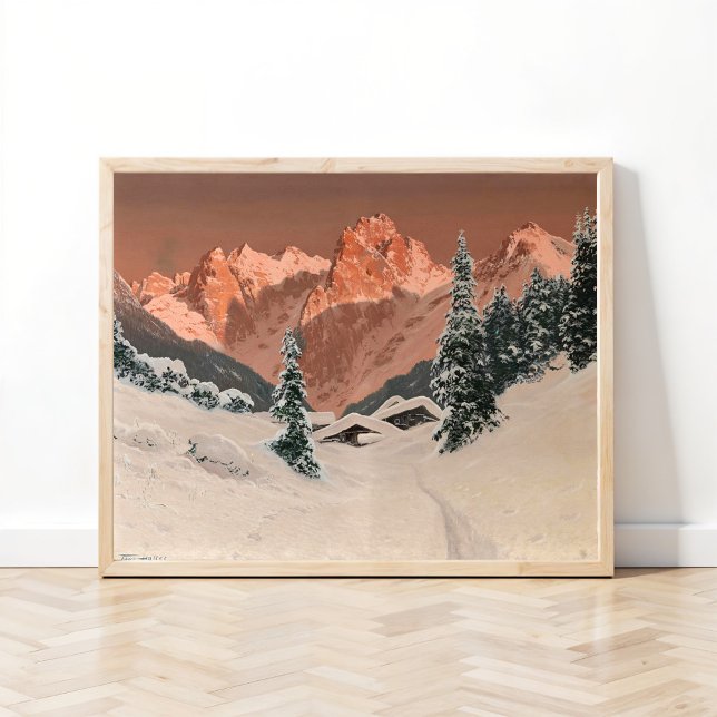 Poster Sol no Kaisertal, Montanhas Snowy (Criador carregado)