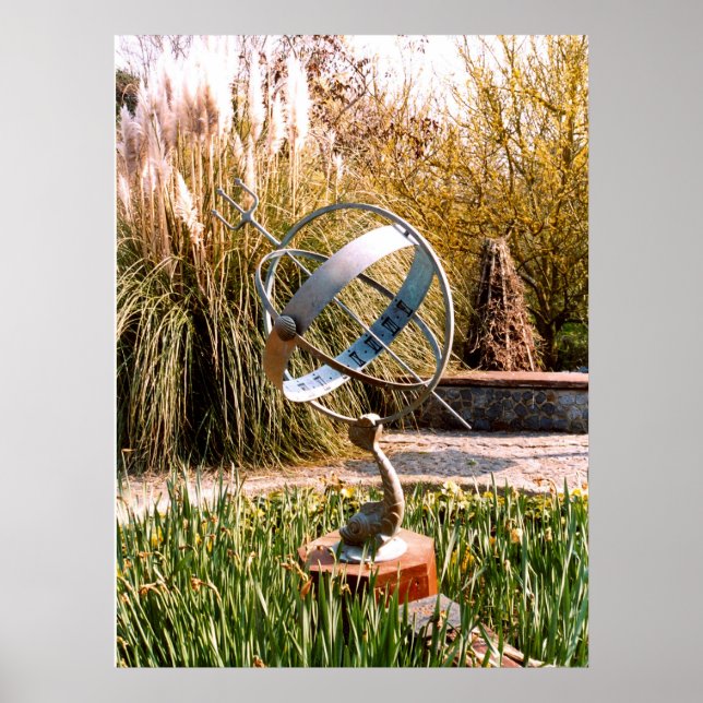 Pôster Sol num jardim de Guernsey (Frente)