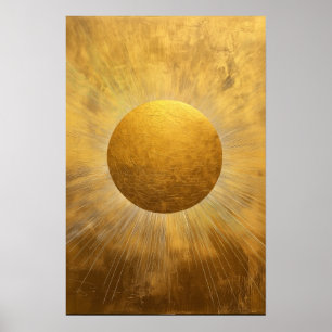 Poster Sol ouro