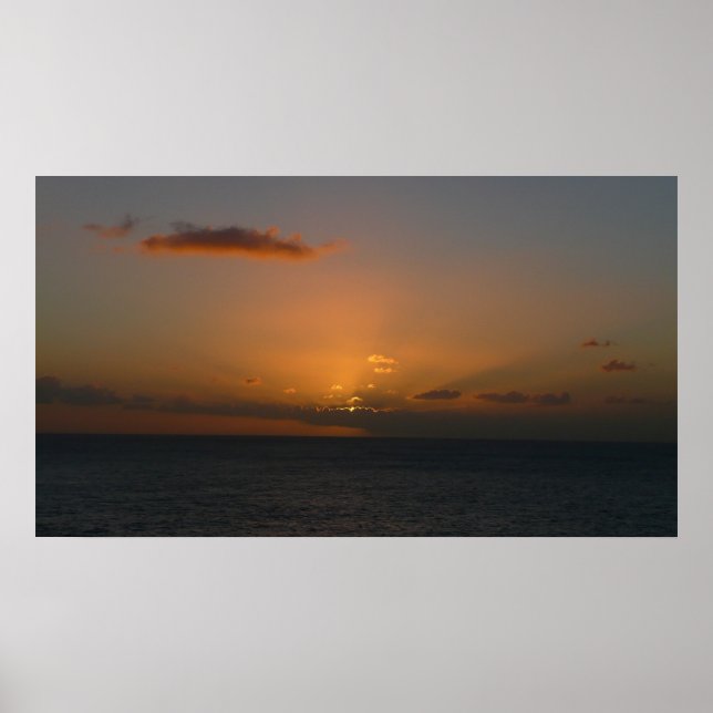 Poster Sol por Trás das Nuvens II (Frente)