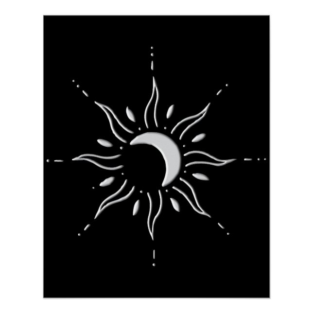 Pôster Sol Prateado  (Frente)