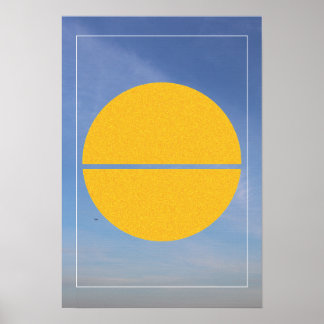 Poster Sol Queimado - Design Original TMD