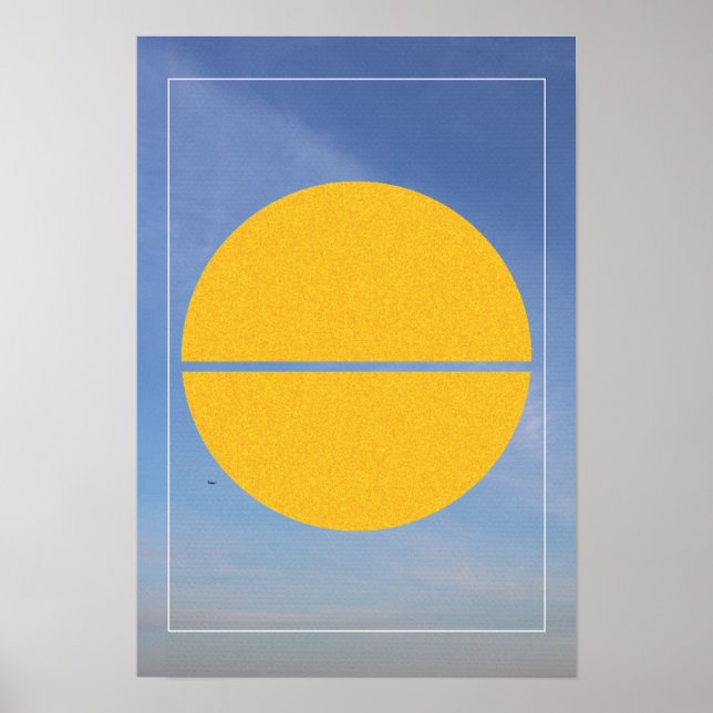 Poster Sol Queimado - Design Original TMD (Frente)