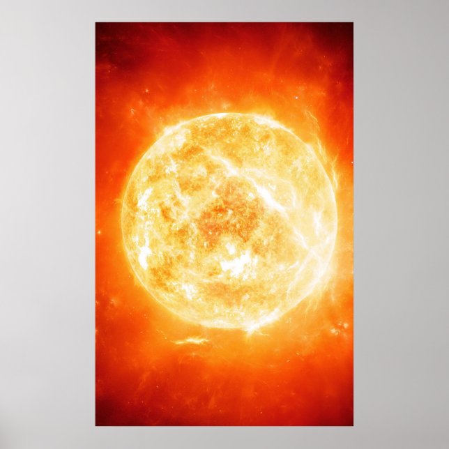 Poster Sol queimando (Frente)