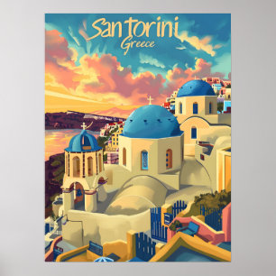 Poster Sol Santorini