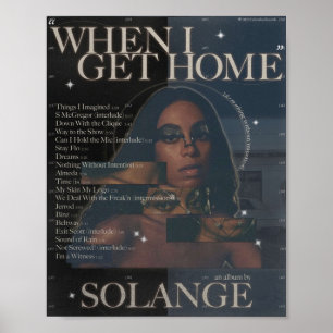 Poster Solange Trabalho de arte
