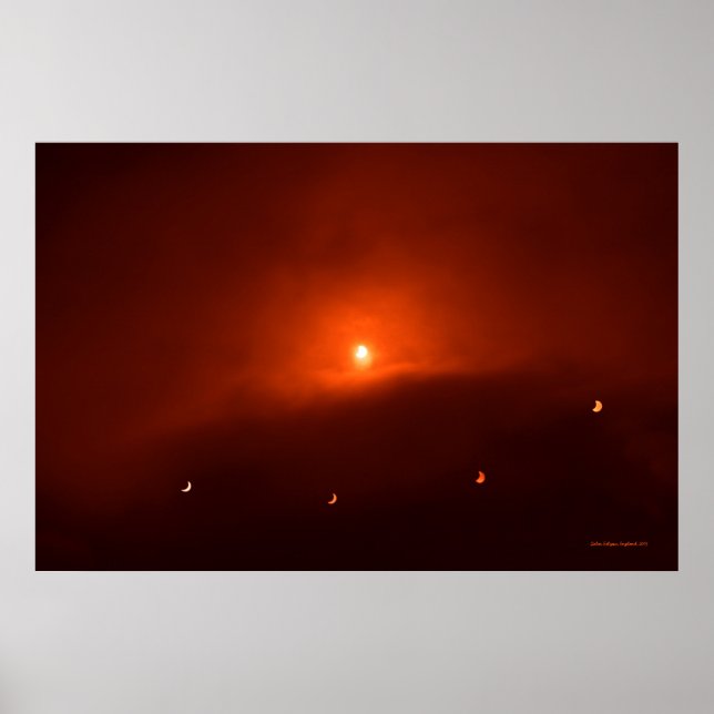 Poster Solar Eclipse over Somerset, 2015 (Frente)