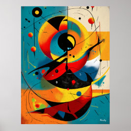 Poster Solar Mechanica – Mid-Century Geometric Dynamics