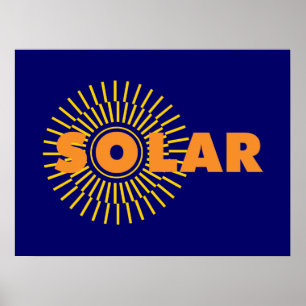 Poster Solar Power Sun