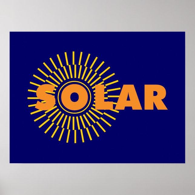 Poster Solar Power Sun (Frente)