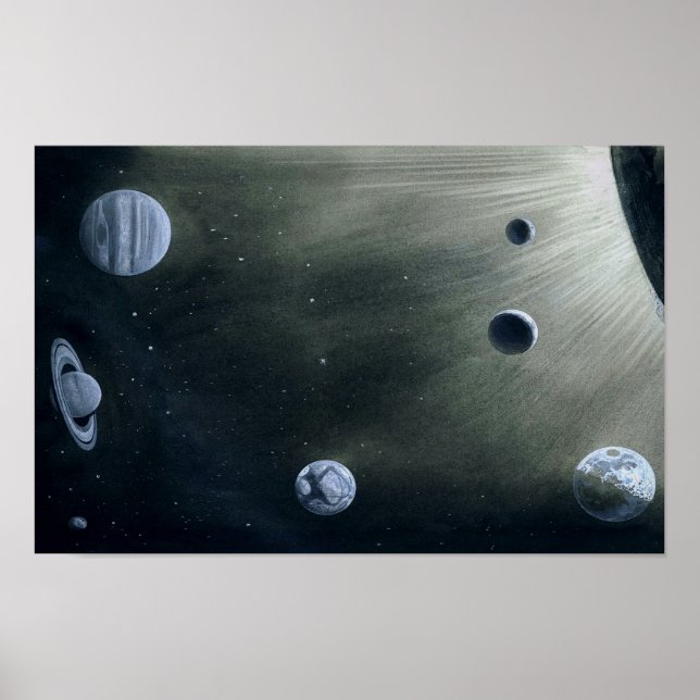 Poster solar system (Frente)