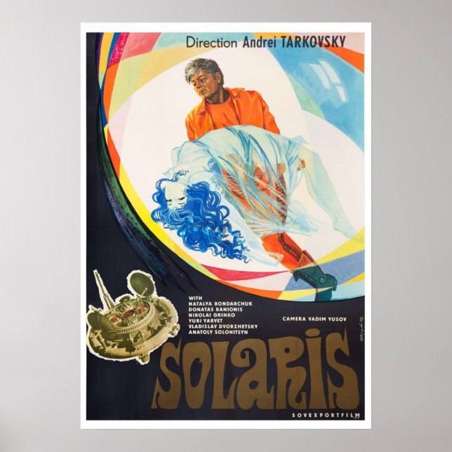 Poster Solaris 1972 Vintage Movie (Frente)