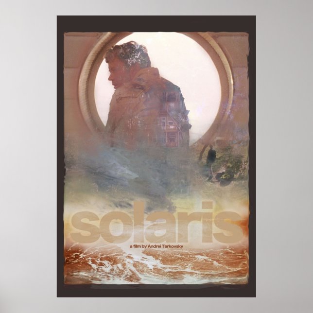 Poster SOLARIS um filme de Andrei Tarkovsky Fan Art (Frente)