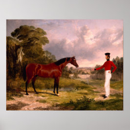 Poster Soldado com Cavalo de Oficial