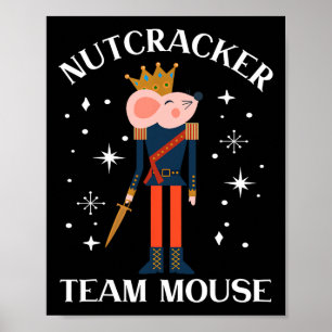 Poster Soldado da dança de Natal do Time Mouse Nutcracker
