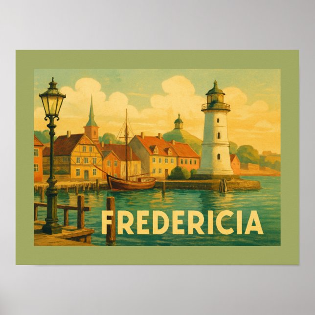 Poster Soldado de Fredericia Dinamarca (Frente)