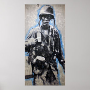 Pôster Soldado de Vietnam