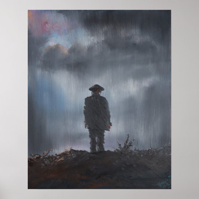 Pôster Soldado desconhecido Primeira Guerra Mundial 2014 (Frente)