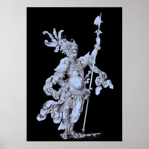 Poster soldado do século XVII