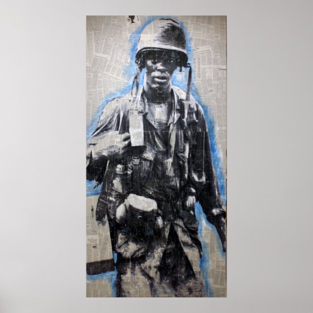 Pôster Soldado Vietnã (Frente)