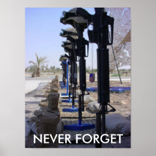 Poster Soldados caídos fuzileiros navais