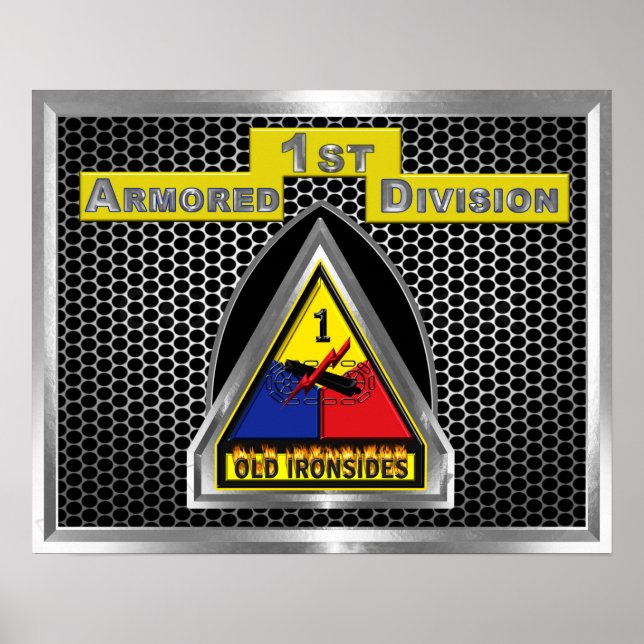 Poster "Soldados de Ferro" 1rua Divisão Armada (Frente)