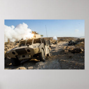 Poster Soldados Defendem Sua Posição