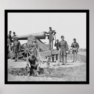 Pôster Soldados e 24 Soldados Siege Ft Corcoran 1864