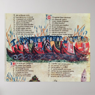 Poster Soldados em seus navios