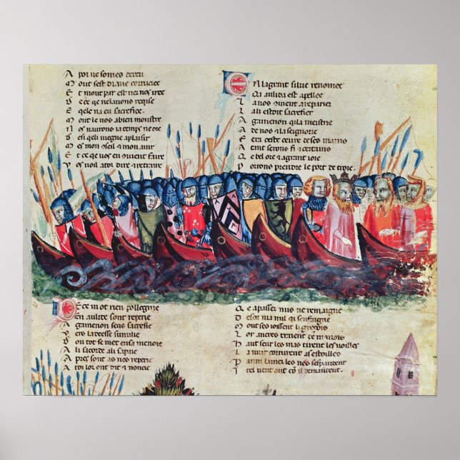 Poster Soldados em seus navios (Frente)