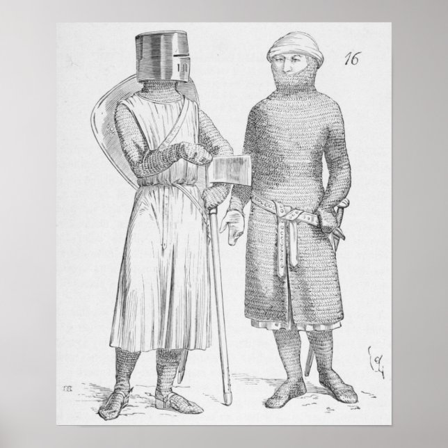 Pôster soldados medievais (Frente)