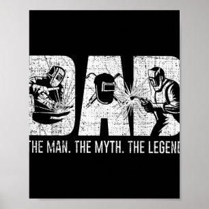 Poster Solder Funny Welny Pai Homem Mito Lenda Pai