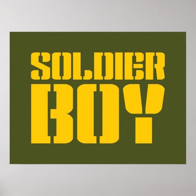 POSTER SOLDIER BOY (Frente)