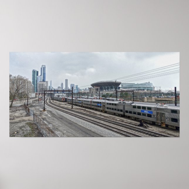 Poster Soldier Field, Chicago, Illinois (Frente)