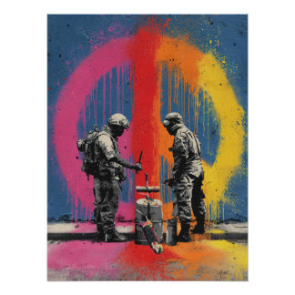 Pôster Soldiers of Peace – Street Art Rebellion