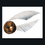 Pôster Soletra Harry Potter| Ouro<br><div class="desc">Este Ouro Snitch foi usado na primeira partida excitante entre Gryffindor e Slytherin onde foi pego por Harry Potter... na boca! Os Ouros-nitretos ficaram encantados com bolas voadoras pegas pelo criador, uma posição especialista num jogo de Quidditch. Rápido e poderoso, essas bolas malignas eram difíceis de buscar. Apresse-se e pegue-o...</div>