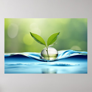 Poster Solha Navegável Transquil Natureza Pacífica