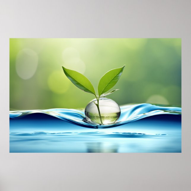 Poster Solha Navegável Transquil Natureza Pacífica (Frente)
