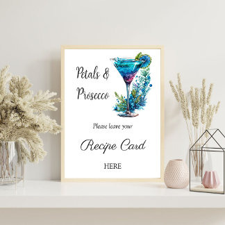 Poster Solicitação de Receita de Chá de panela Floral de 