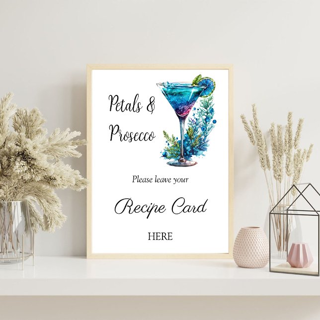 Poster Solicitação de Receita de Chá de panela Floral de  (Criador carregado)