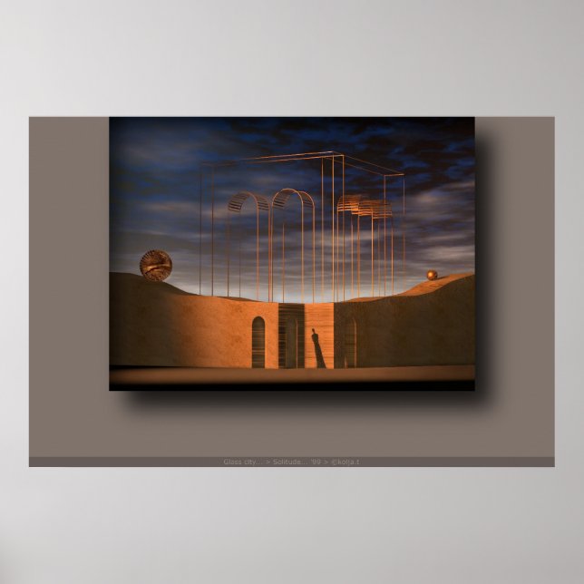 Poster Solidão... (Frente)