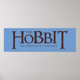 Pôster Sólido do Logotipo do Hobbit