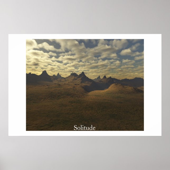 Poster Solitude (Frente)