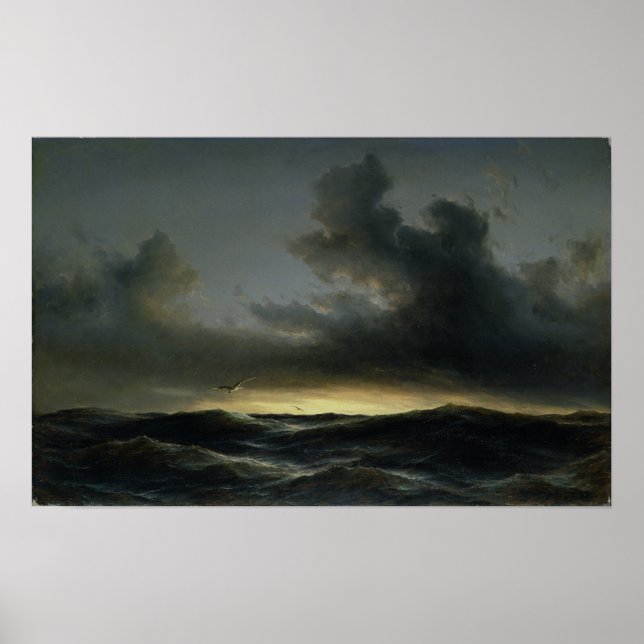 Pôster Solitude marinha, 1852 (Frente)