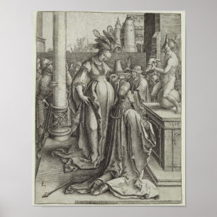 Pôster Solomon Prays na frente de uma imagem Graven,