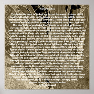 Pôster Solstício de inverno