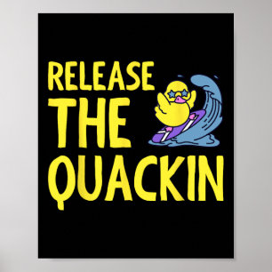 Poster Solte O Quackin Gym Bodybuilding.