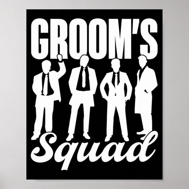 Poster Solteiro do Grupo de Esquadrão do Groom (Frente)