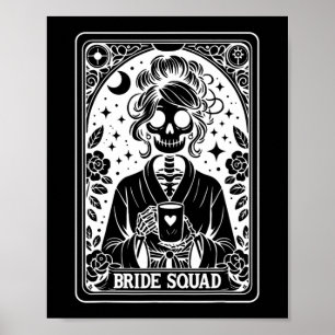 Poster Solteiro Gótico Tecido de Placa de Tarot Bride Esq